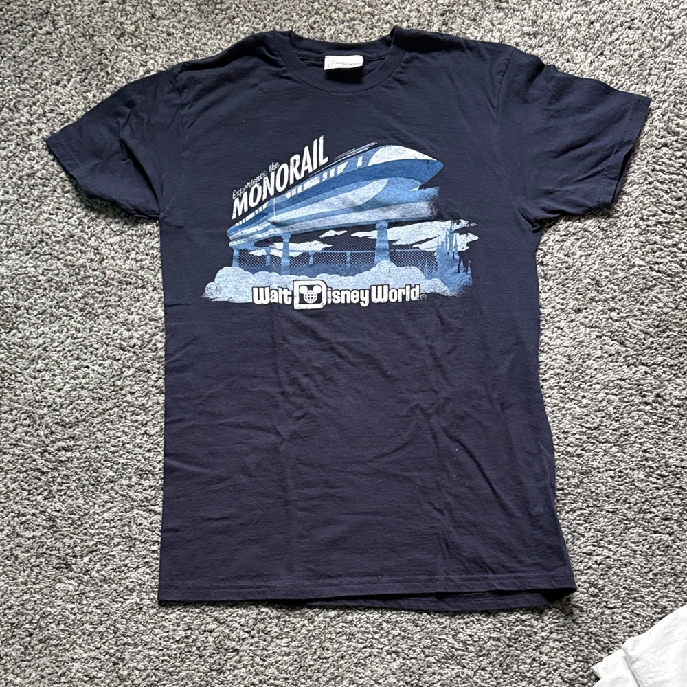 Disney Navy Blue Walt Disney World Monorail Graphic Tee